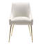 Fauteuil d'appoint en velours Koblas-1977305723