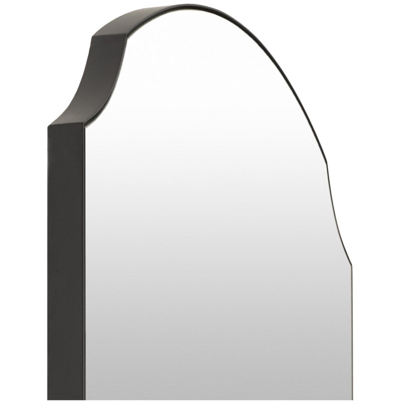 Miroir Galey Alix x Livabliss Landon, Noir mat, 35 po x 24 po