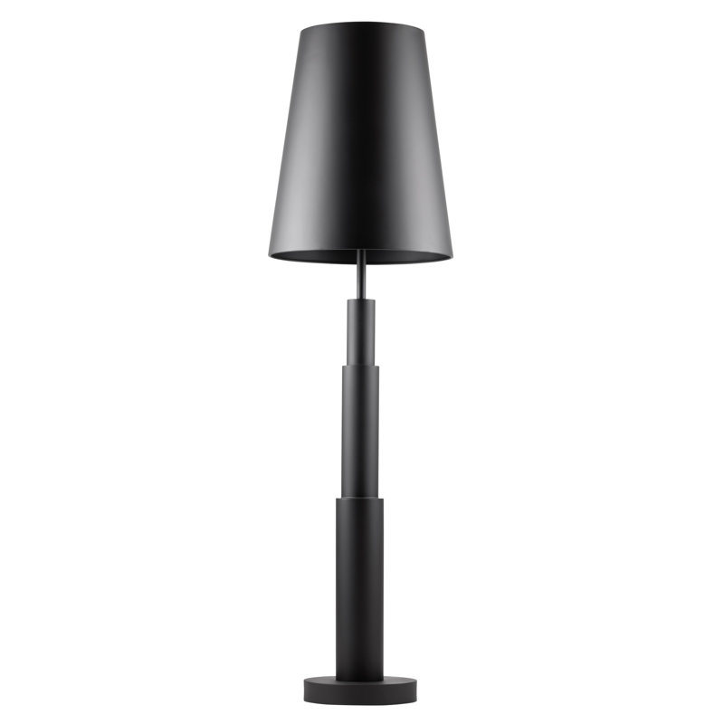 Giustino 6-Light Floor Lamp - Matte Black, Black