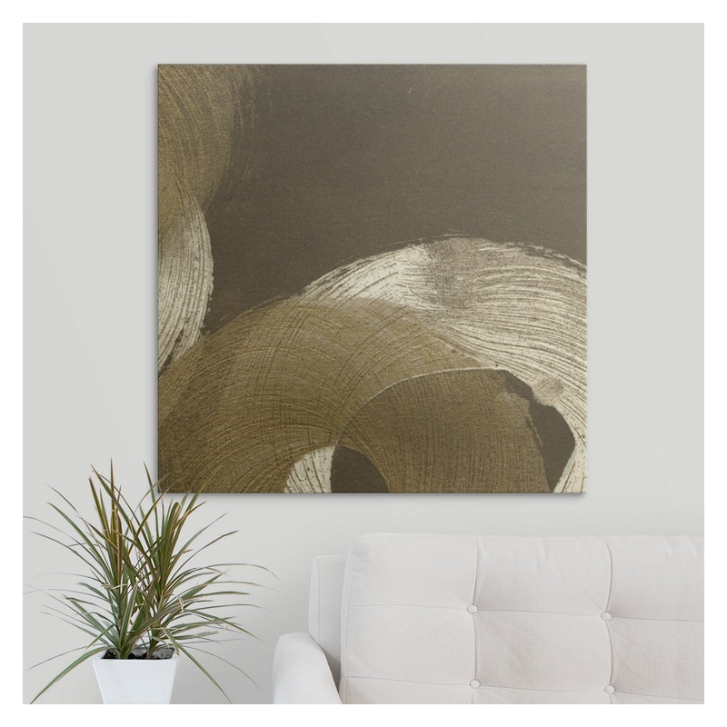 Goochland Revolution VI' Megan Meagher Painting Print, 35" H x 35" W x 1.5" D, Canvas