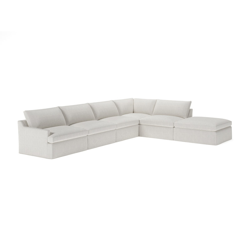 Canapé modulaire 6 pièces Wrenley, Croisière à la dérive, Orienté à droite