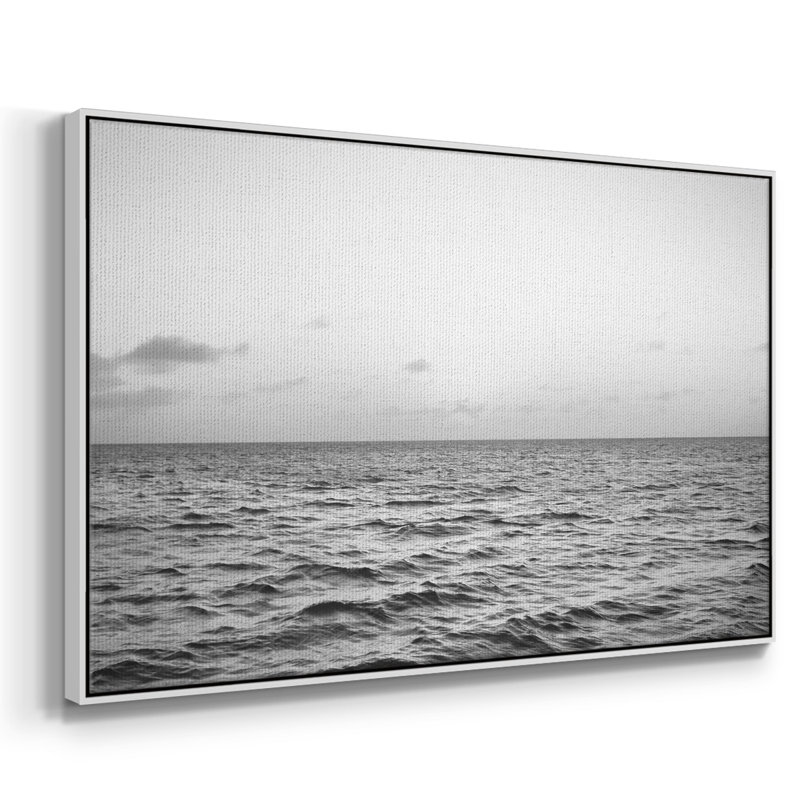 " Coast To Coast ", 17" H x 25" W x 2" D, White