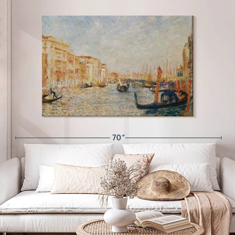 Lilie Grand Canal Venice 1881, 34" H x 51" W