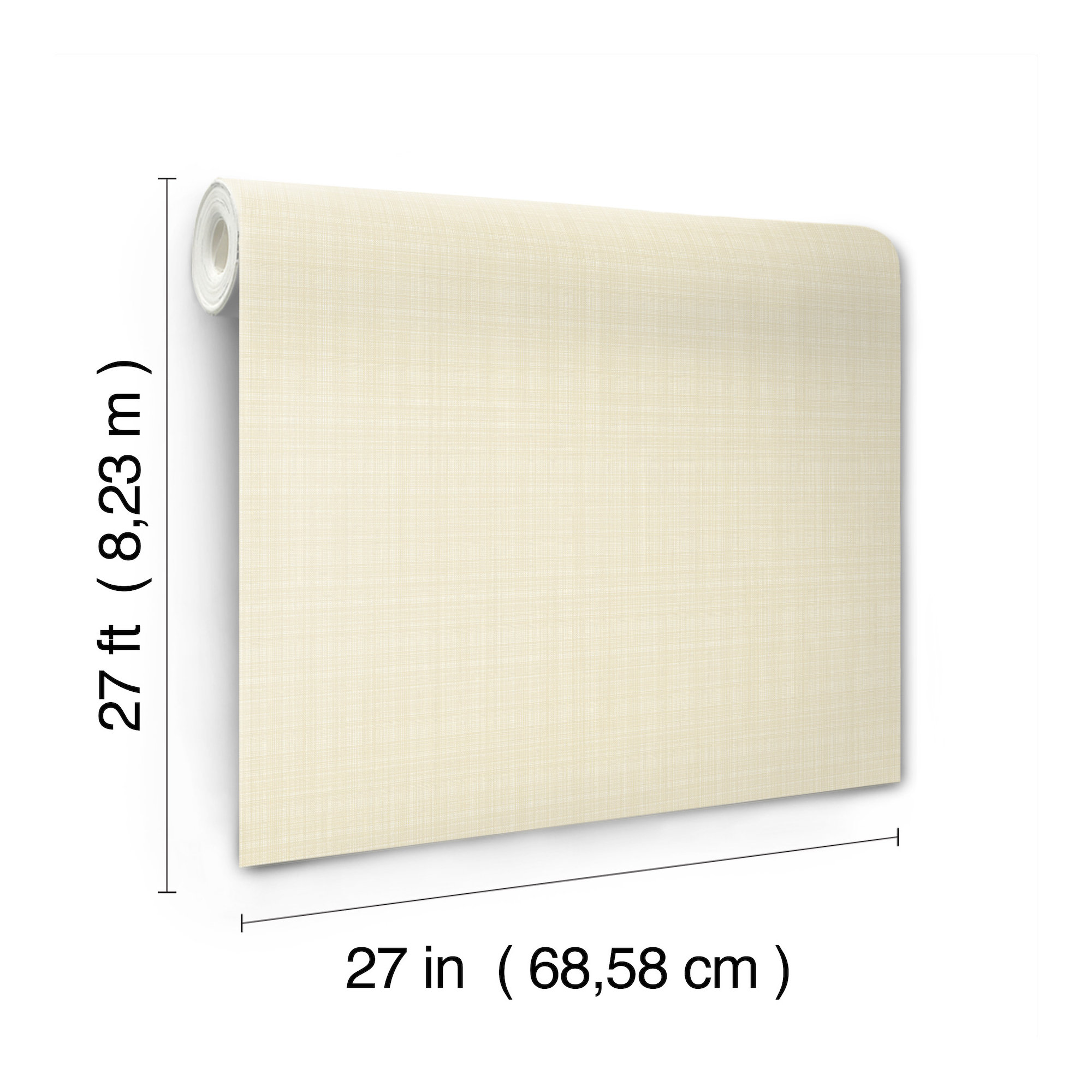 Malik Abstract Wallpaper, Ivory