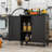 Heavy-Duty Metal Garage Storage Cabinet Sturdy Freestanding Broom Closet Tool Storage Cabinet-1668350428