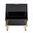 Dumbo 20" Fluted Nightstand In Black (1-Drawer)-1077747511