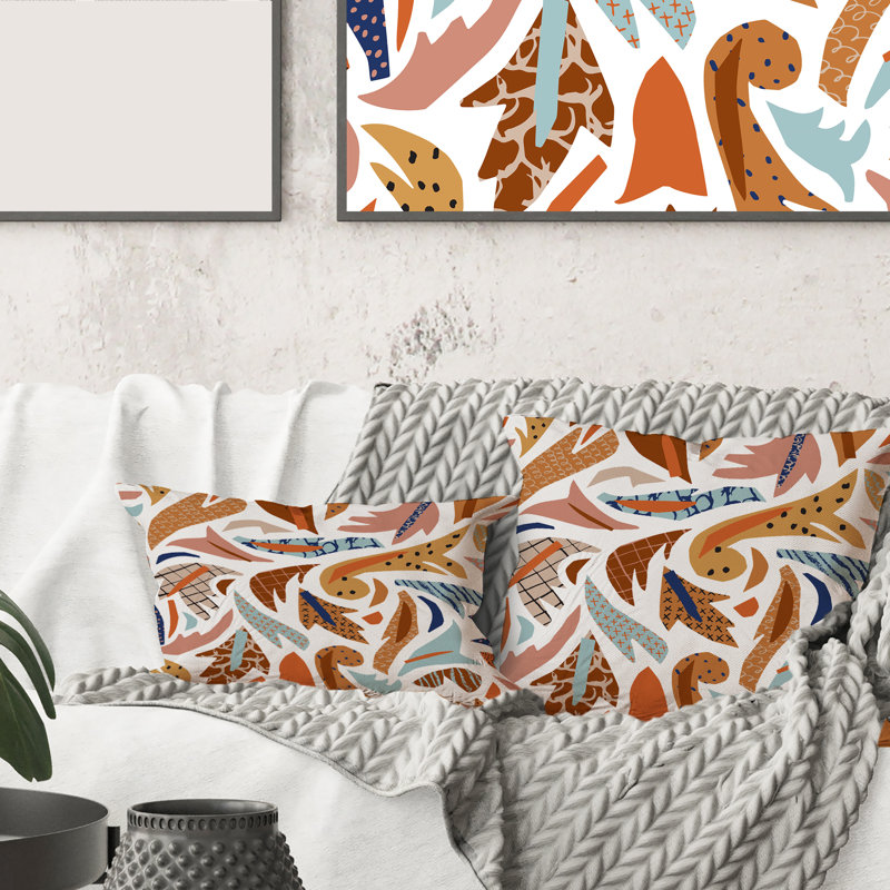 Abstract Throw Pillow