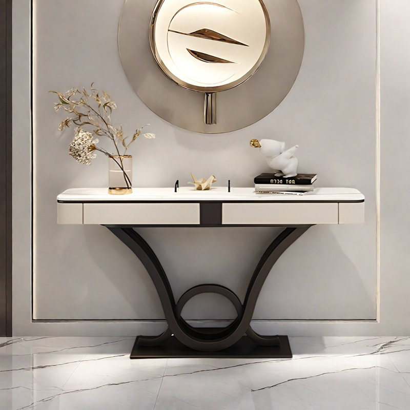 Console Modern Art, H 33,46 po x l 62,99 po x P 13,78 po