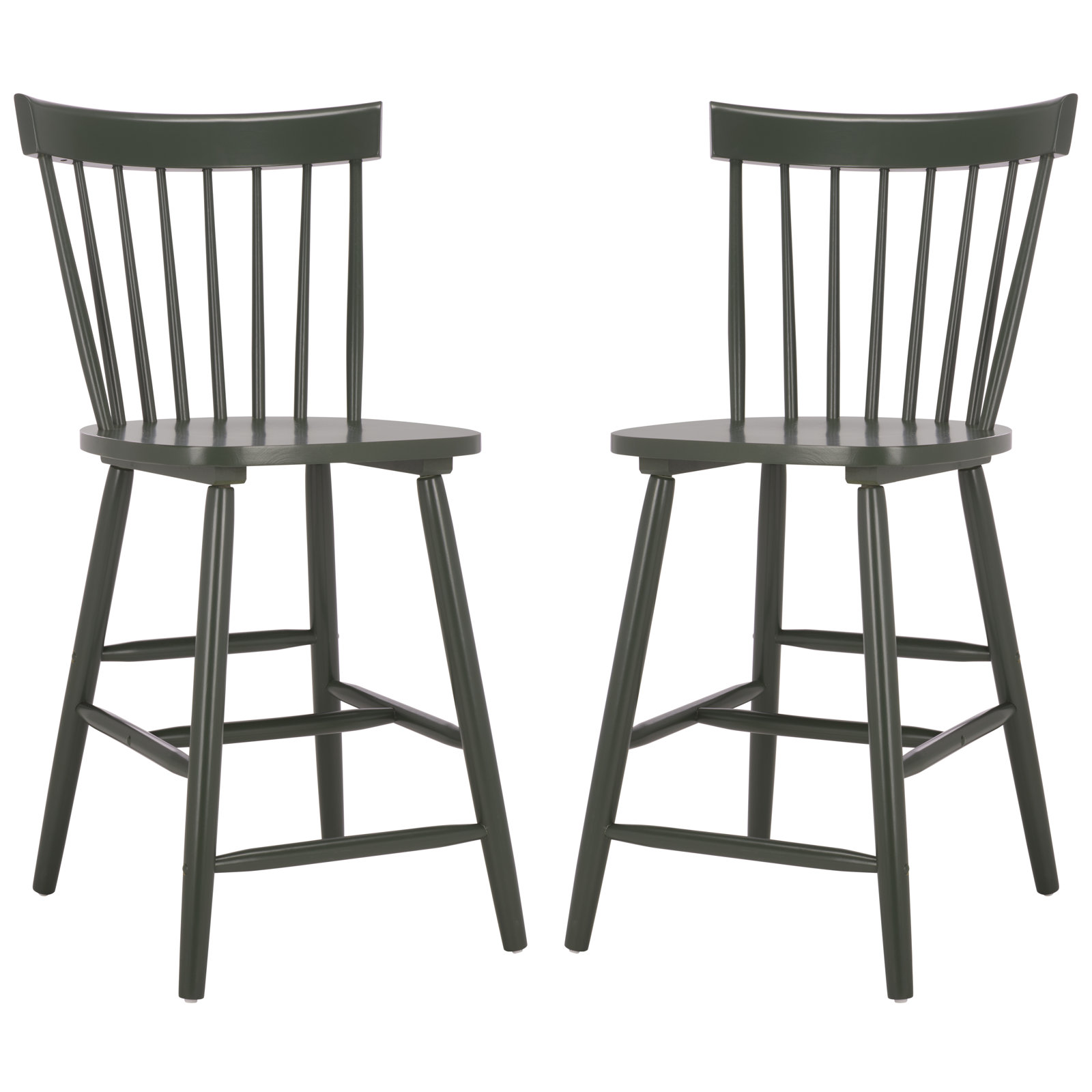 Stacee Bar Stool, Counter Stool (24" Seat Height), Dusty Green