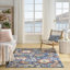 Tapis bleu / gris Gregori-2082838128