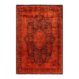 Overyed One-of-a-Kind Rectangle 6'1" X 8'10" Hand Knotted Area Rug