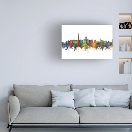 Michael Tompsett 'Washington DC Skyline' Canvas Art