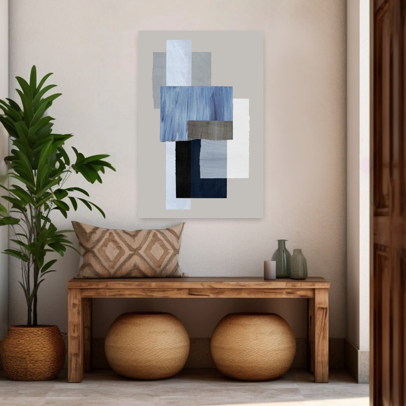 Art contemporain, art abstrait, H 48 po x l 32 po