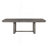 Rustic Design Dining Table 7Pc Set Gray Finish Table W Extension Leaf And 6X Fabric Upholstered Side Chairs Modern Dining Room Furniture-728504742