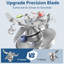 Aeitto Blender 1800W Powerhouse for Smoothies, Ice Crushing & More，Blenders for Kitchen with 68Oz silver