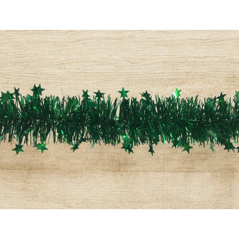 8cm Faux Garland, Green