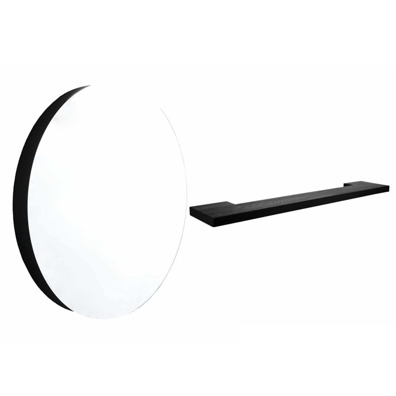 Tablette flottante en chêne Solace (tablette seulement), Chêne minuit, H 1,5 po x l 34 po x P 6,5 po