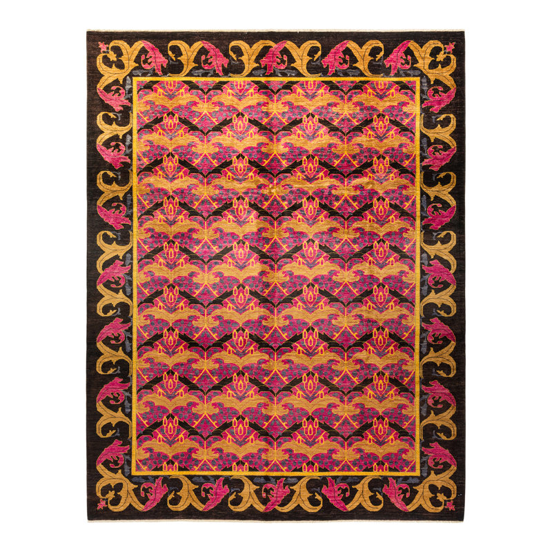 Arts & Crafts One-of-a-Kind 10' 3" X 13' 2" Hand Knotted Area Rug