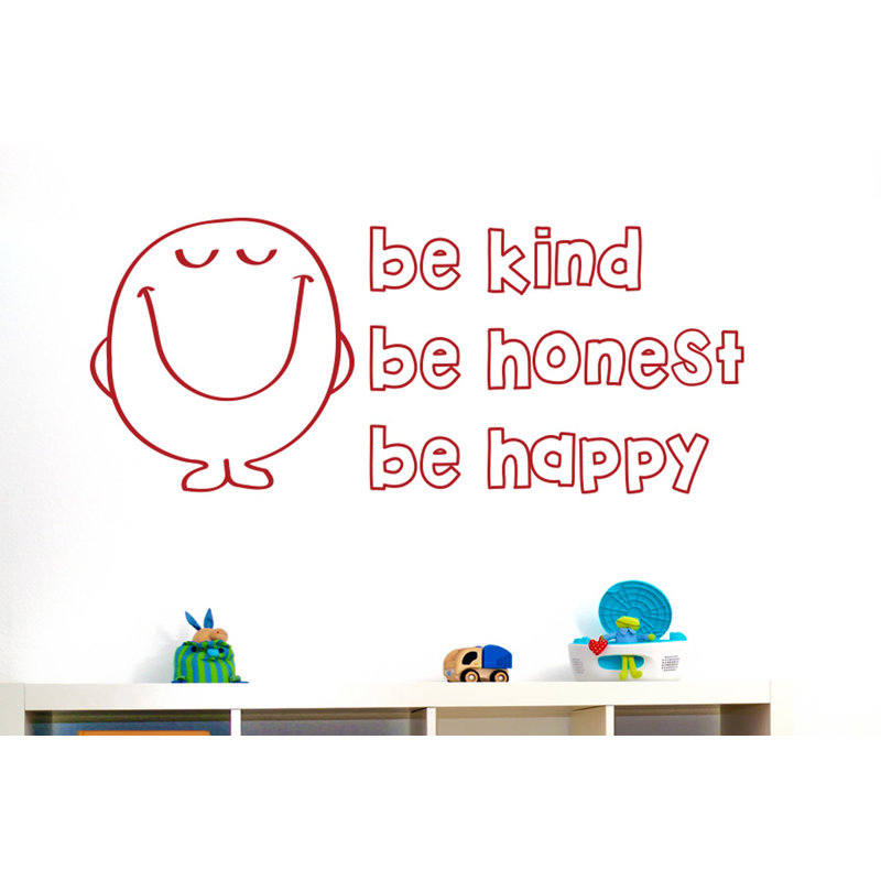 Non-Wall Damaging Wall Decal, Large, Dark Red