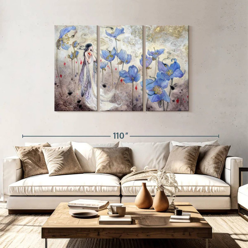 Kelan Descants, 48" H x 74" W
