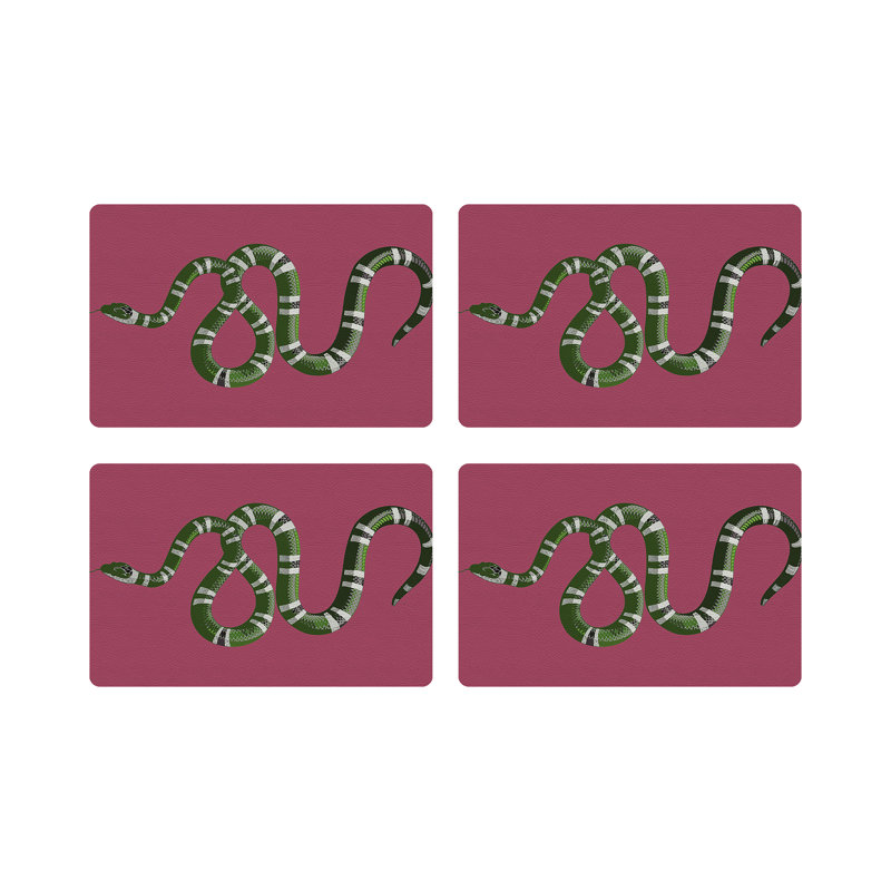 Napperon Serpent, Framboise