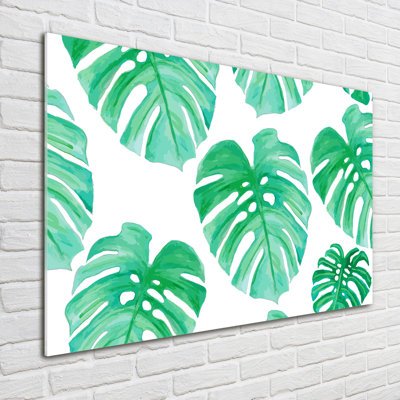 Monstera - No Frame Print on Glass