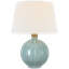 Thomas O'Brien Ponteil Table Lamp with Linen Shade-678891465-678891463