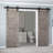 Classic Design Sliding Standard Double Barn Door Hardware Kit (Not Include Door)-63065864