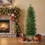 Sapin de Noël artificiel Norfolk Pine de 1,5 m en pot blanc