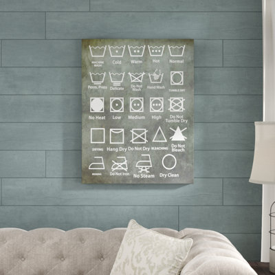 " Laundry Symbols " by Diana Alcala