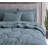 Washed Microfiber 7-Pieces Honeycomb Comforter Set with Sheets-209390783-209390782
