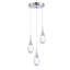Luminaire suspendu grappe 3 lumières DEL Jayshing