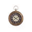 Horloge murale ronde 18 po, horloge murale, brun antique, traditionnel