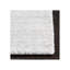 Tapis gris clair en laine / coton / laine tissé à la main Abbie-Lei-66644869