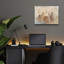  «Grasses and Basquets Dark» par Silvia Vassileva, art mural en verre acrylique, 16 po x 12 po