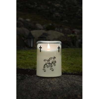 Unscented Flameless Pillar Candle