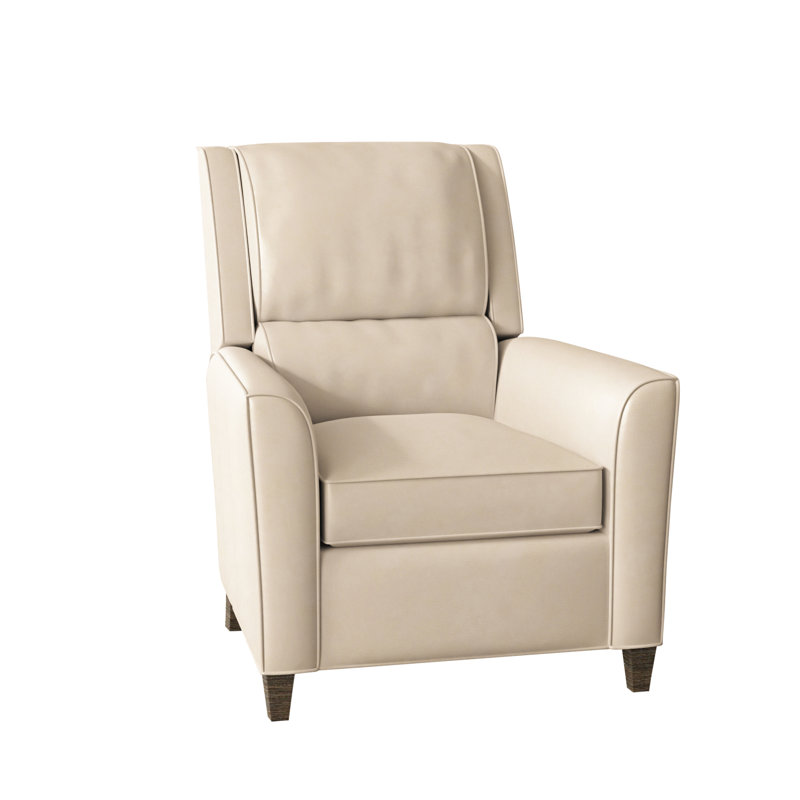Roswell Recliner, Cobblestone, Power, Aline Light Gray Stonewash Genuine Leather