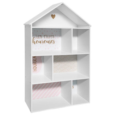 Suranne 114 cm H X 73.5 cm W Kids Bookcase with Toy Storage