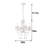 Jenifry 4 - Light Dimmable Empire Chandelier-876500542-876500538