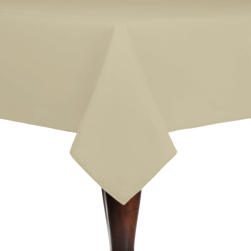 Nappe Yasser Rene, 84 po x 84 po, Brun clair, 1