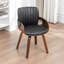 Fauteuil pivotant rembourré en similicuir Dundrod-123200637