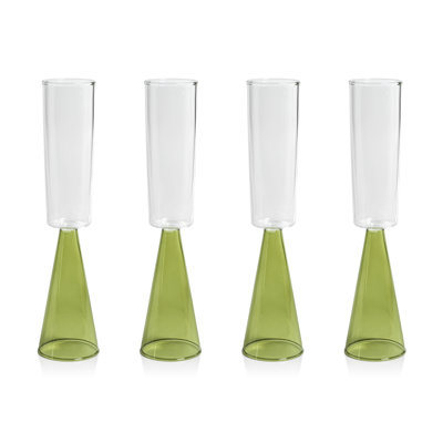 Monticello Champagne Flutes, Set of 4
