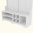 Modern Hallway Hall Tree With Metal Hooks And Storage Space, Multi-Functional Entryway Coat Rack With Shoe Cubbies-745777469