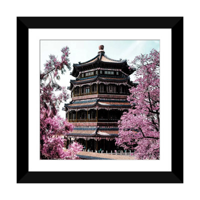 « rose spring ii », reproduction de photo sur toile tendue carrée