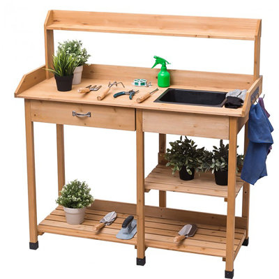 Geraci Fir Potting Bench