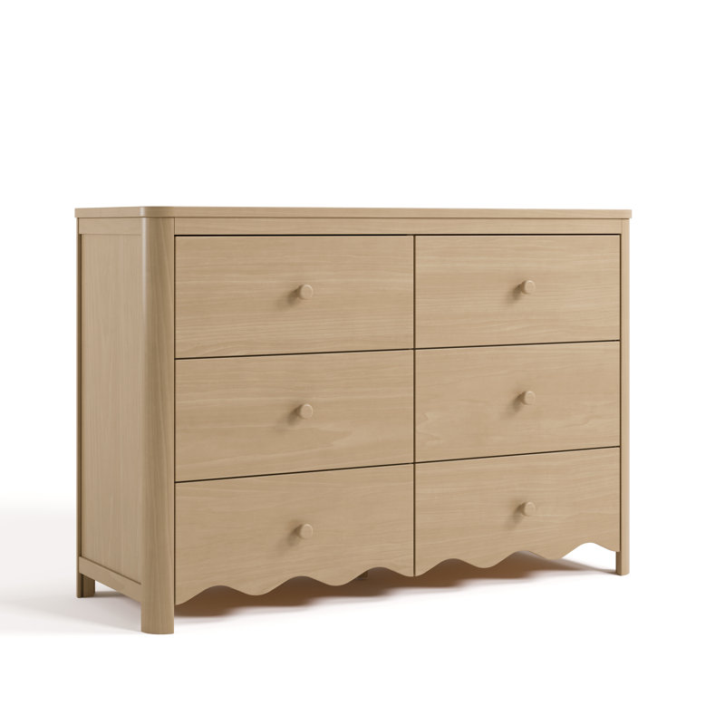 Casablanca 6-Drawer Double Dresser, Driftwood