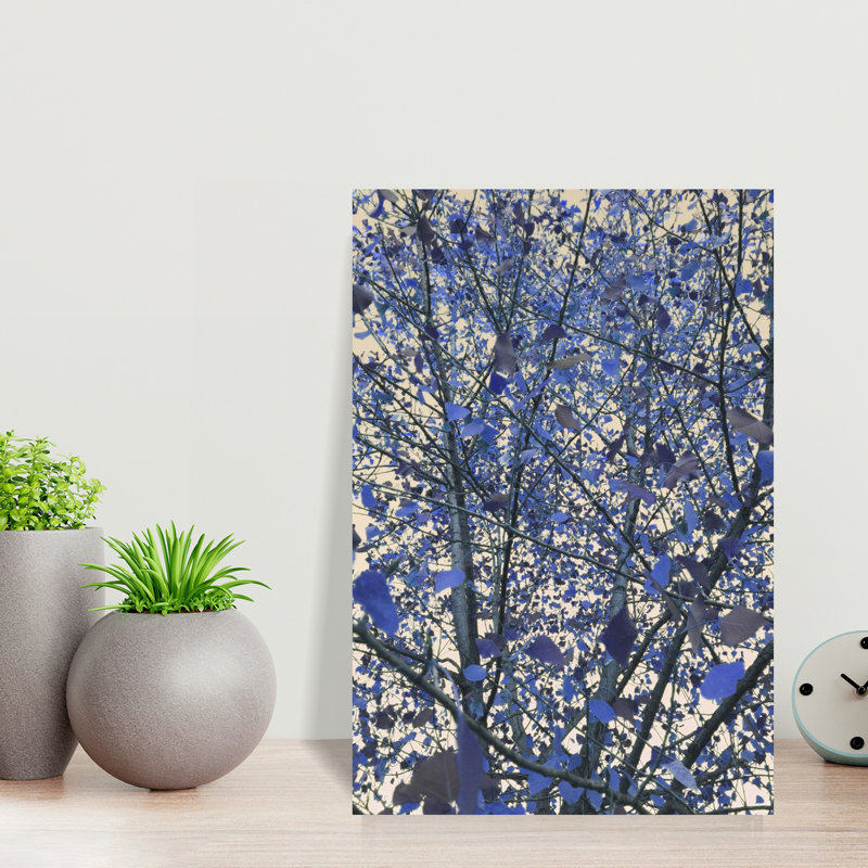 Contemporary Art Organic Peaceful Abstract Autumn Nature Wall Art by Angelo Cerantola - Wrapped Canvas Print