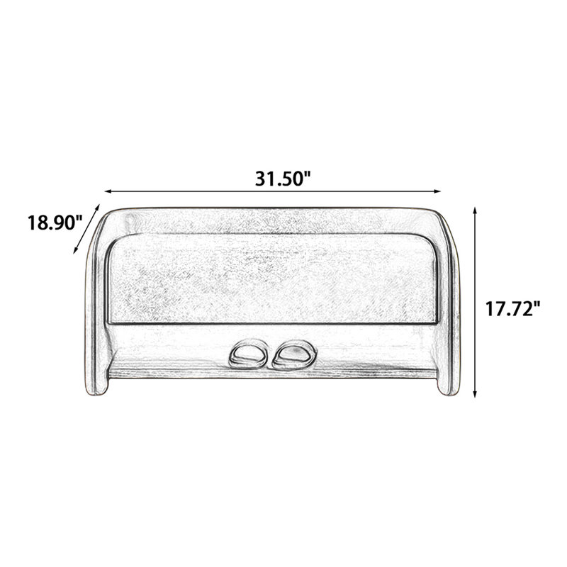 Gray Upholstered Bench, Gray
