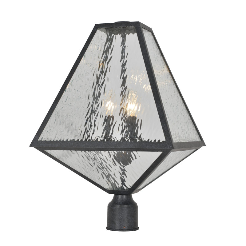Glacier  1-Light 14" Post Light, 15.5'' H x 8'' W
