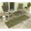 Tapis intérieur / extérieur vert / brun clair Kuehn-304677393
